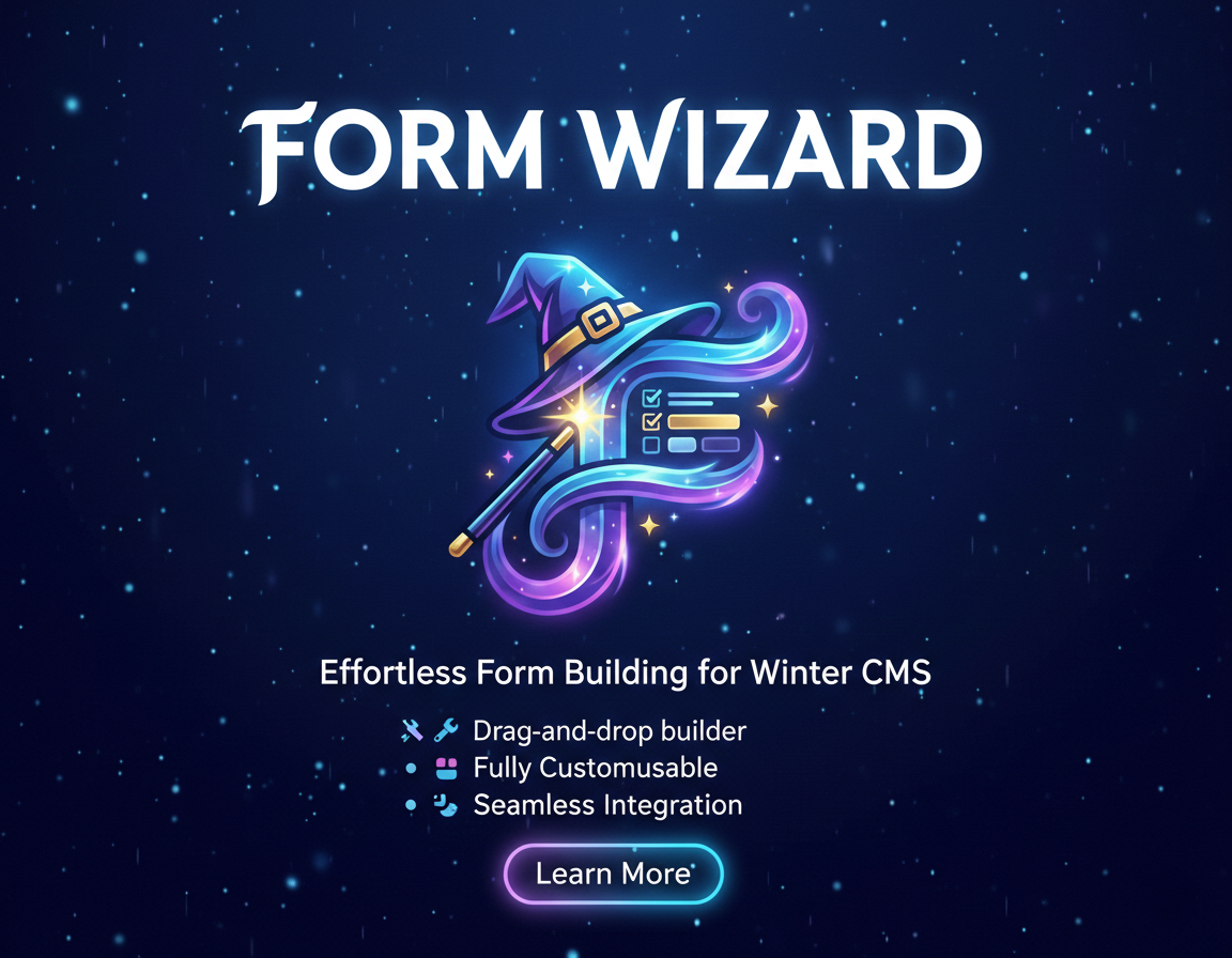 Say Hello to Form Wizard: Official Winter CMS Plugin! 🚀
